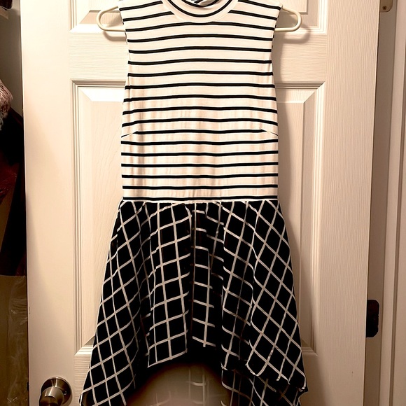 Philosophy Striped Windowpane Dress, sz S - Picture 2 of 12